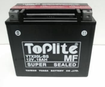 Мотоакумулятор TOPLITE YTX20L-BS