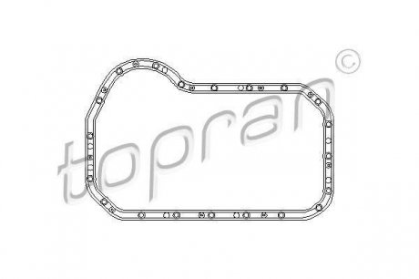 Прокладка, масляный поддон TOPRAN / HANS PRIES 105752