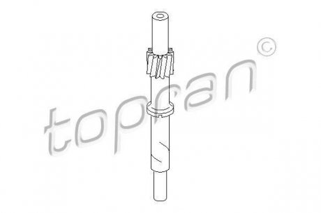 Тросик спидометра TOPRAN / HANS PRIES 107401