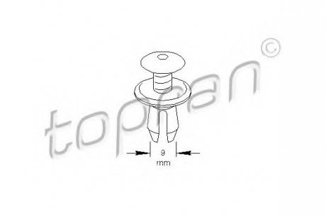 Пружинный зажим TOPRAN / HANS PRIES 108802