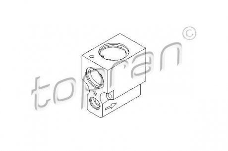 Клапан расширительный (кондиционер) TOPRAN / HANS PRIES 108924 (фото 1)