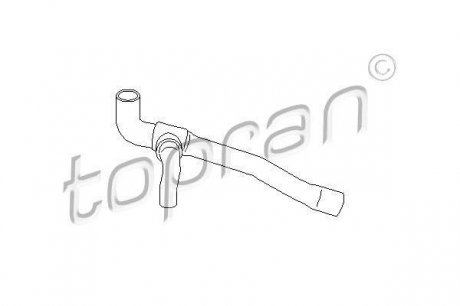 Шланг радиатора (система охлаждения) TOPRAN / HANS PRIES 109009 (фото 1)