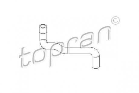 Шланг радиатора TOPRAN / HANS PRIES 109010