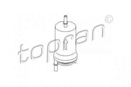 Фильтр топливный без клапана TOPRAN / HANS PRIES 109656 (фото 1)