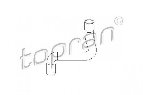 Патрубок системы охлаждения VW TOPRAN / HANS PRIES 110492 (фото 1)