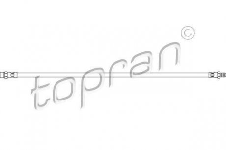 Шланг торм. задний, 96-03 TOPRAN / HANS PRIES 401 064 (фото 1)