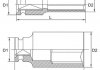 Головка торцевая ударная длинная 1/2" 11мм Toptul KABE1611 (фото 2)