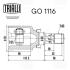 ШРУС внутренний Colt 1.1/1.3/1.5 (04-) (нар:33/вн:21) Trialli GO 1116 (фото 2)