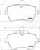 Колодка гальмівна Mini Cooper S/D/SD (06-) диск. передн. (у компл. з датчиком) (Trialli PF4388 (фото 2)