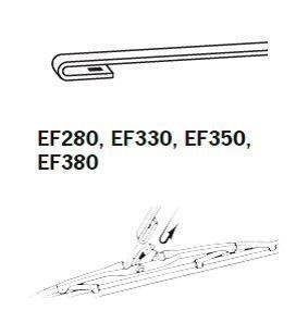 Щетка стеклоочистителя каркасная 350mm (14\\) ExactFit Сonventional Trico EF350 (фото 1)