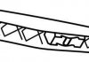 Щетка стеклоочистителя каркасная задняя 250mm (10\\) ExactFit Rear Trico EX253 (фото 2)