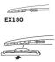 Щітка склоочисника каркасна задня 180mm (7'') ExactFit Rear Trico EX180 (фото 4)