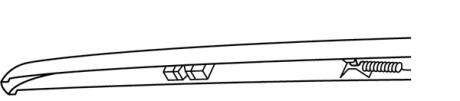 Щітка склоочисника каркасна задня 350mm (14'') ExactFit Rear Trico EX355
