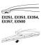 Щетка стеклоочистителя каркасная задняя 400mm (16\&#039;\&#039;) ExactFit Rear Trico EX406 (фото 3)