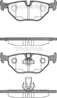 Комплект задних тормозных колодок TRISCAN 8110 11003 (фото 1)