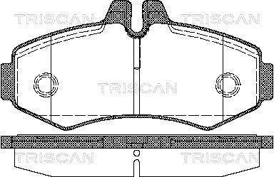 Колодки гальмівні дискові TRISCAN 8110 23020 (фото 1)