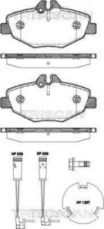 Комплект передних тормозных колодок TRISCAN 8110 23038