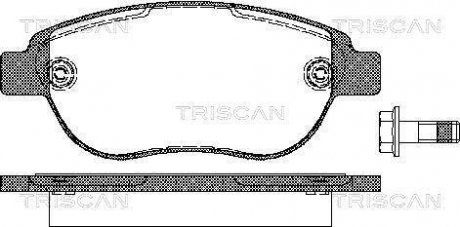 Колодки гальмівні дискові TRISCAN 8110 28022