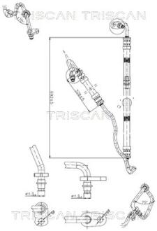 Патрубок TRISCAN 8516 23001