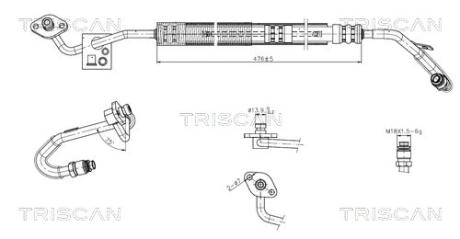 Патрубок TRISCAN 8516 29061