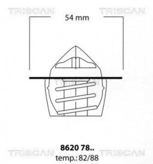 Термостат TRISCAN 8620 7882 (фото 1)