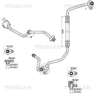 Патрубок TRISCAN 9010 16009