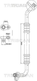 Патрубок TRISCAN 9010 28002