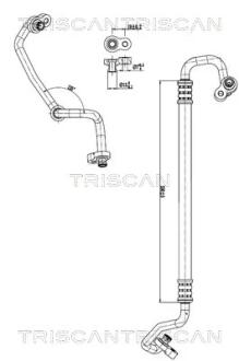 Патрубок TRISCAN 9010 43004