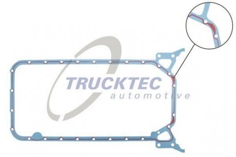 Прокладка піддона OM601, 2.3D TRUCKTEC 02.10.100 (фото 1)