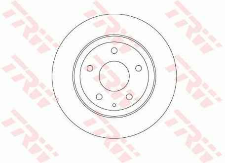 Тормозной диск TRW DF8115 (фото 1)