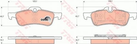 Гальмівні колодки TRW GDB1561