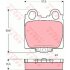 Комплект тормозных колодок, дисковый тормоз TRW GDB3233 (фото 1)