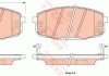 Комплект тормозных колодок, дисковый тормоз TRW GDB3523 (фото 1)