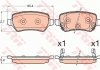 Комплект тормозных колодок, дисковый тормоз TRW GDB3585 (фото 1)