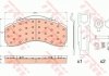 Комплект тормозных колодок, дисковый тормоз TRW GDB5111 (фото 2)