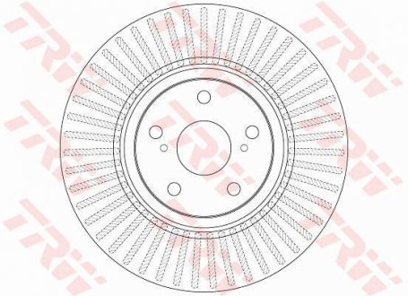 Тормозной диск TRW DF6268