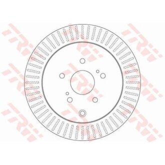 Тормозной диск TRW DF6351 (фото 1)