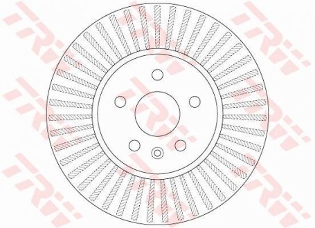 Гальмівний диск TRW DF6629 (фото 1)