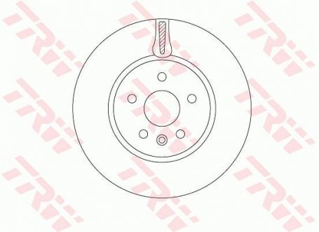 Гальмівний диск TRW DF6820 (фото 1)