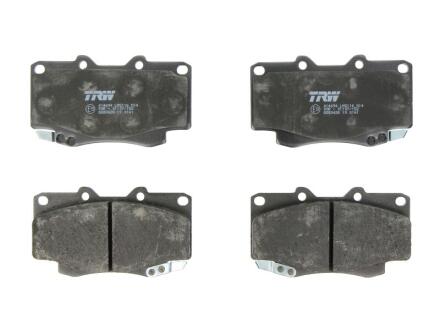 Фото комплект тормозных колодок, дисковый тормоз TRW GDB3428 Комплект тормозных колодок, дисковый тормоз TRW GDB3428