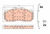 Комплект тормозных колодок, дисковый тормоз TRW GDB5086 (фото 1)