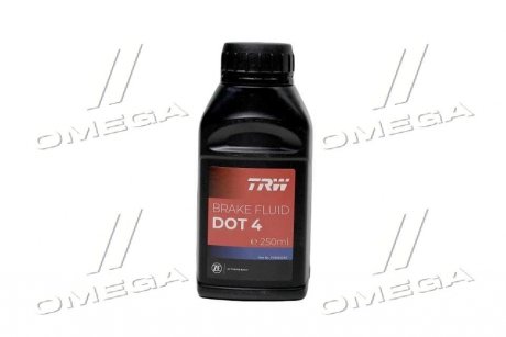 Жидкость тормозов. DOT4 0,25 л (выр-во) TRW PFB425ENG