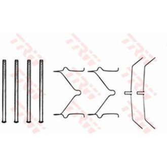 Монтажний компл.,гальм.колодки TRW PFK208