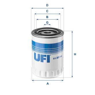 Фильтр масляный UFI 2328100