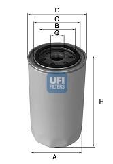 Фільтр оливний UFI 2354400