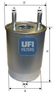 Паливний фільтр UFI 24.108.00