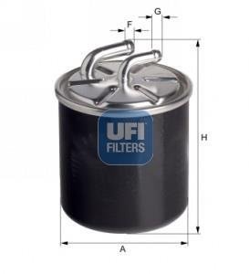 Паливний фільтр UFI 24.126.00