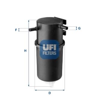 Фильтр топливный UFI 24.145.00