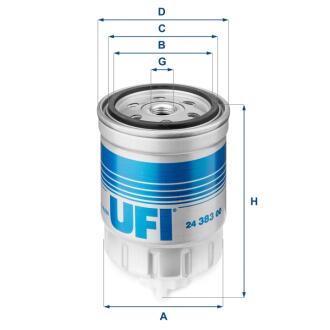 Фильтр топливный UFI 2438300