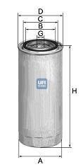 Фильтр топливный UFI 2439501 (фото 1)